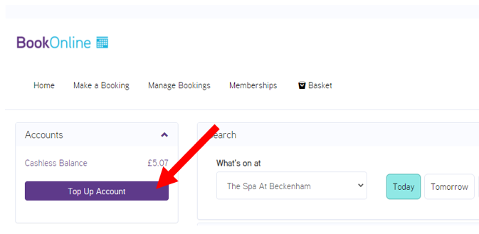 top up account