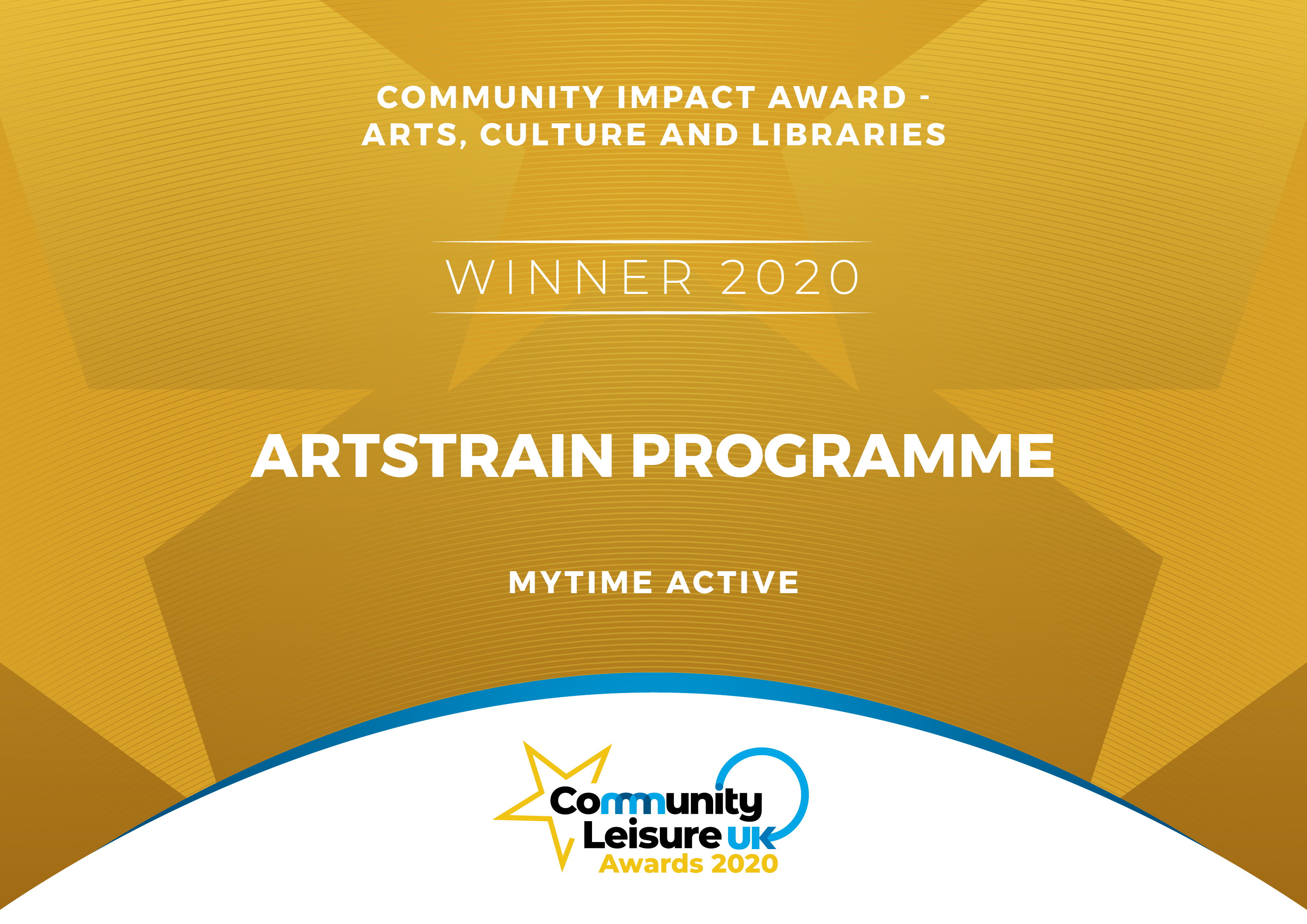 ArtTrain Award Certificate