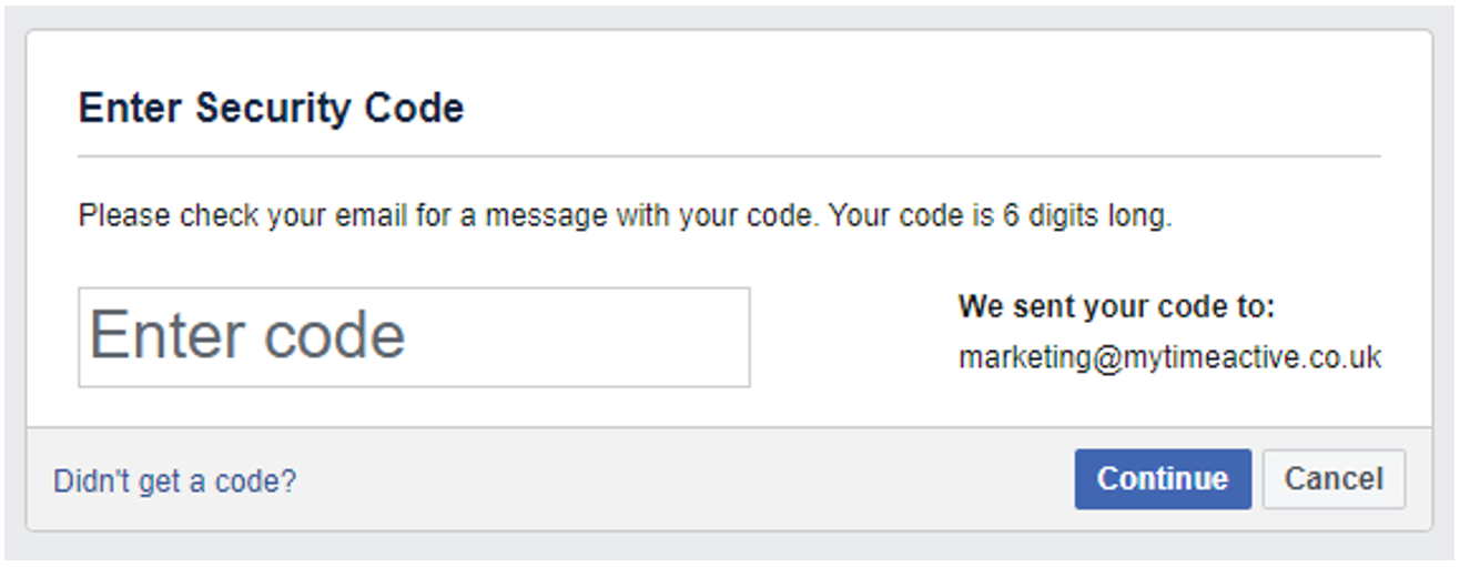 Facebook step 4