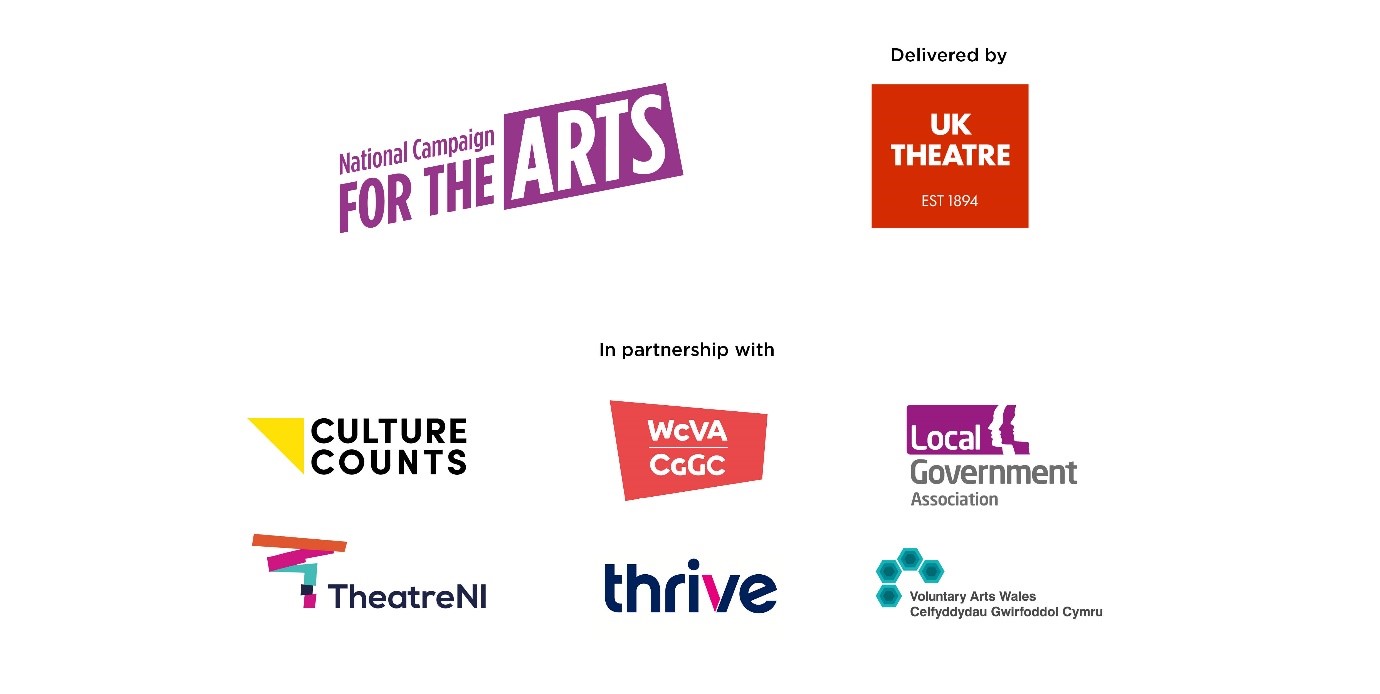 Hearts for the Arts partner logos