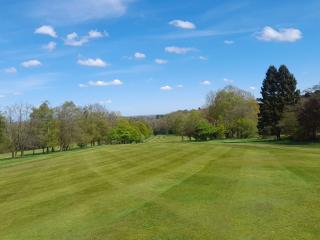 Looking back at the 5th hole