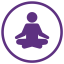 Pregnancy yoga icon