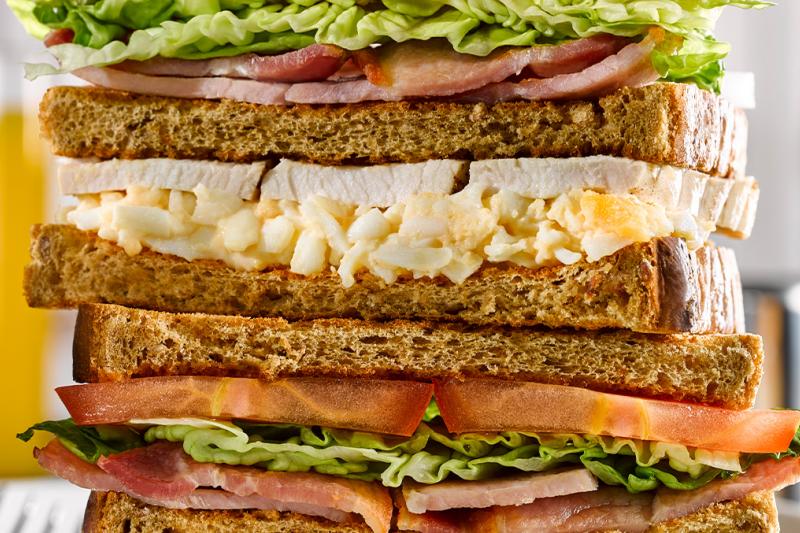 Large club sandwich